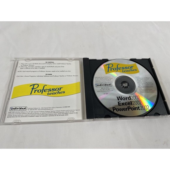 Professor Teaches Microsoft Word, Excel & PowerPoint 2002 - Picture 3 of 3